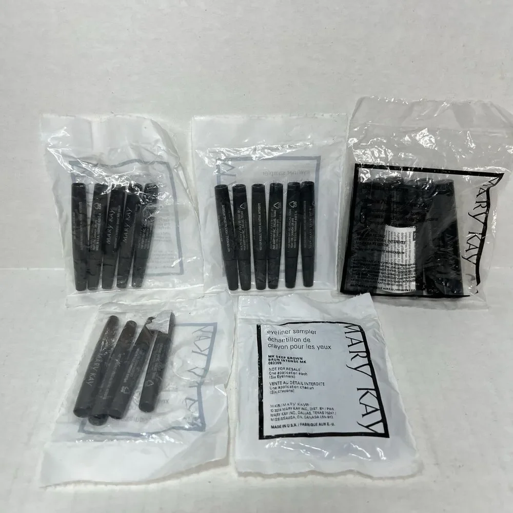 Mary Kay Eye Liner Mascara Sample Demonstrator Black Brown Mini Purse